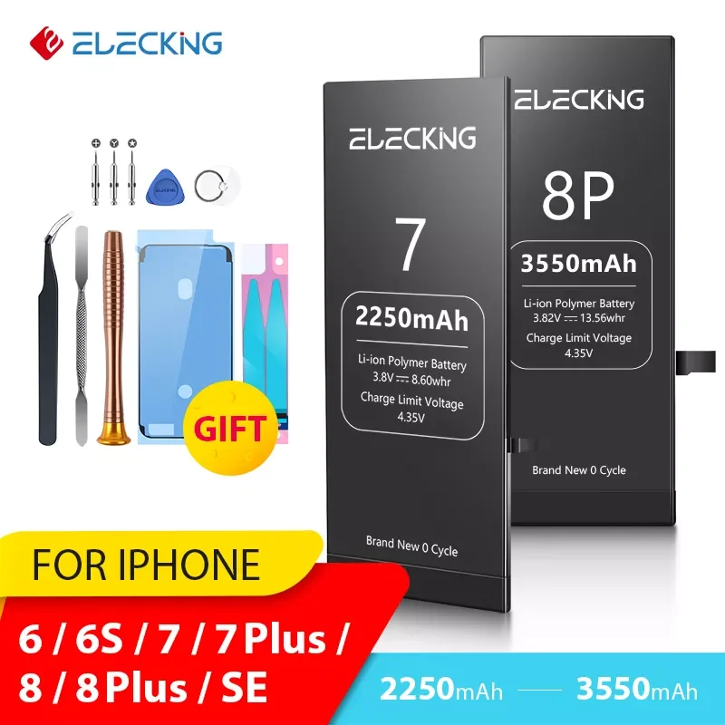 

Аккумулятор для iPhone SE 6 6S 7 7P 8 Plus, 2022