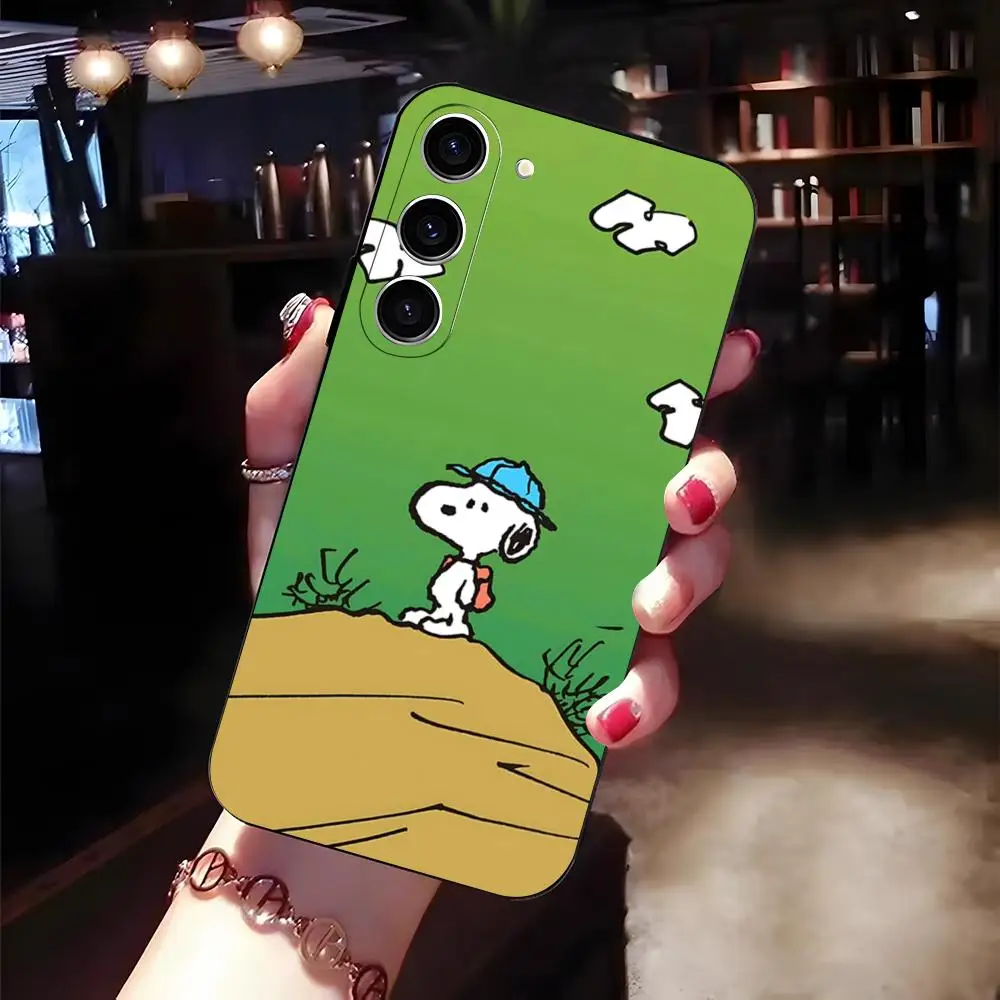 Фото Чехол для телефона с рисунком O-SnoOPIES-YS для Samsung S26 S25 Edge S24 S23 S22 Ultra Plus Fe A57 A37 A17 A56 5G, силиконовый чехол №1