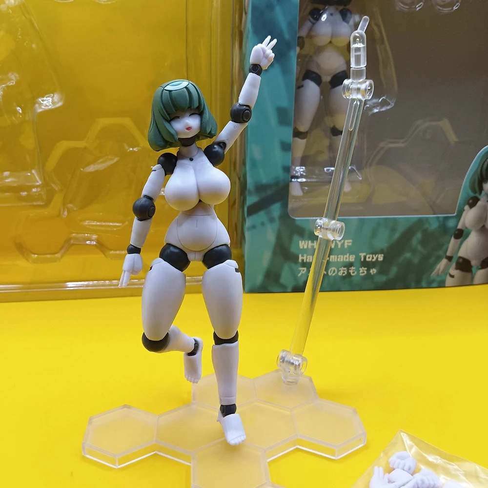 

13cm Polynian Fll Janna Anime Girl Figure Robot Neoanthropinae Polynian Action Figure Adult Collectible Model Doll Toys Kid Gift