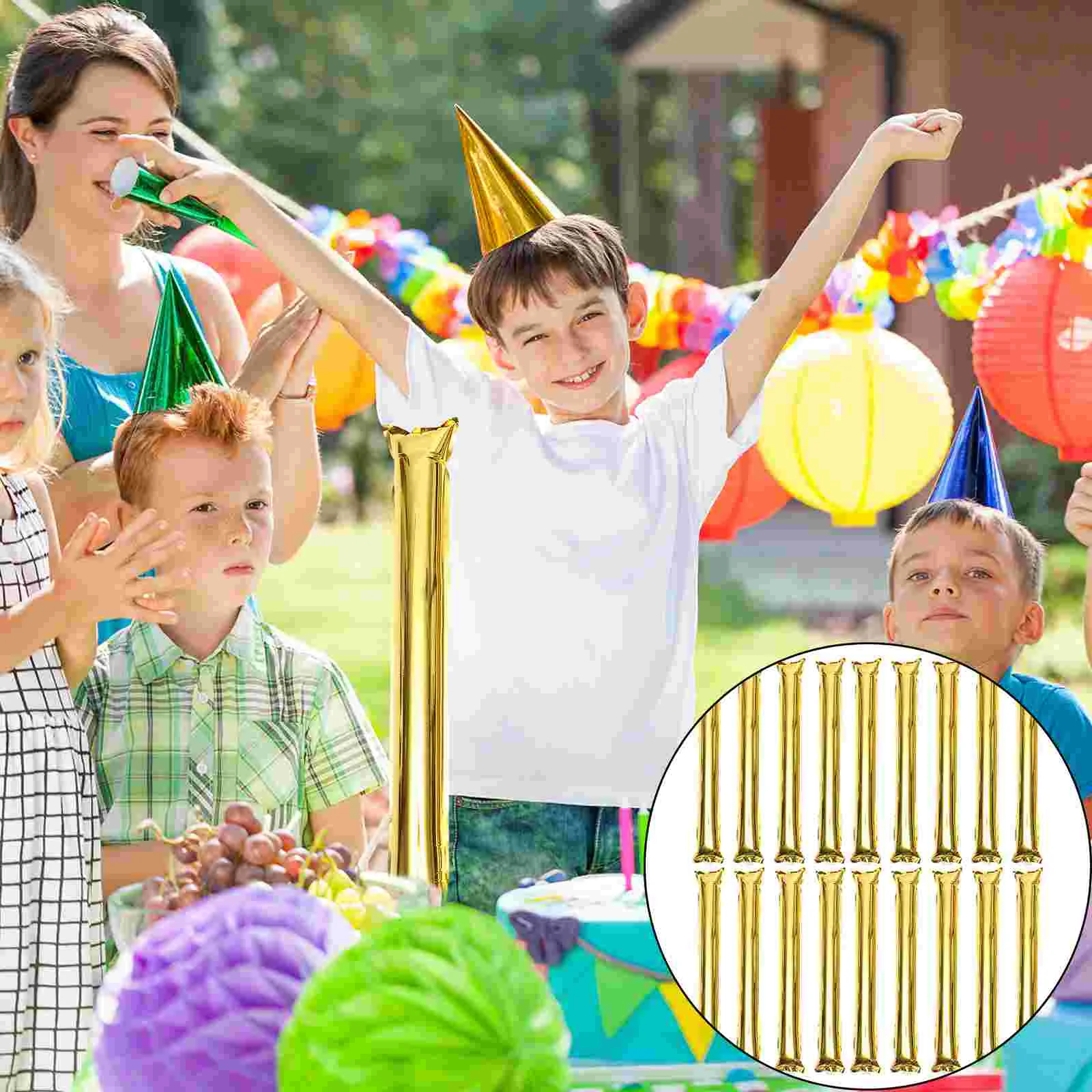 24 шт. реквизит для шутки клоуна надувная палочка баскетбольная игрушка