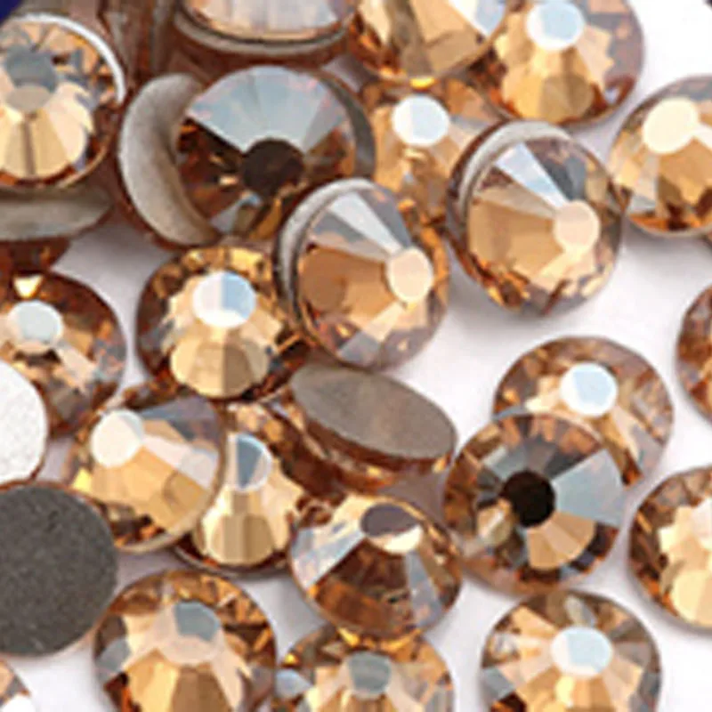 DIY оцинкованное хрустальное стекло дизайн ногтей с плоским дном дрель для