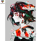 XUEQIXIAOZU Полный Круглый портрет Алмазная вышивка 5D DIY Алмазная установка мозаика картина подарок 2022 Новинка