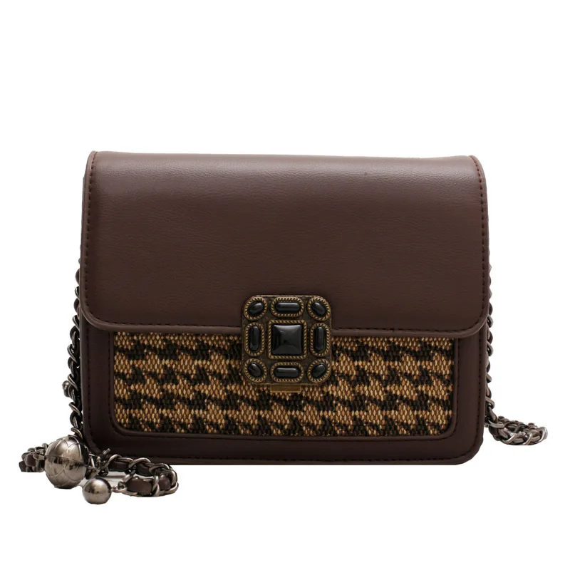 

Female Fashion Tote Bag Crossbody Shoulder Bag for Women Plaid Mini Messenger Women's Bag 2022 Trend Designer Luxury Handbags