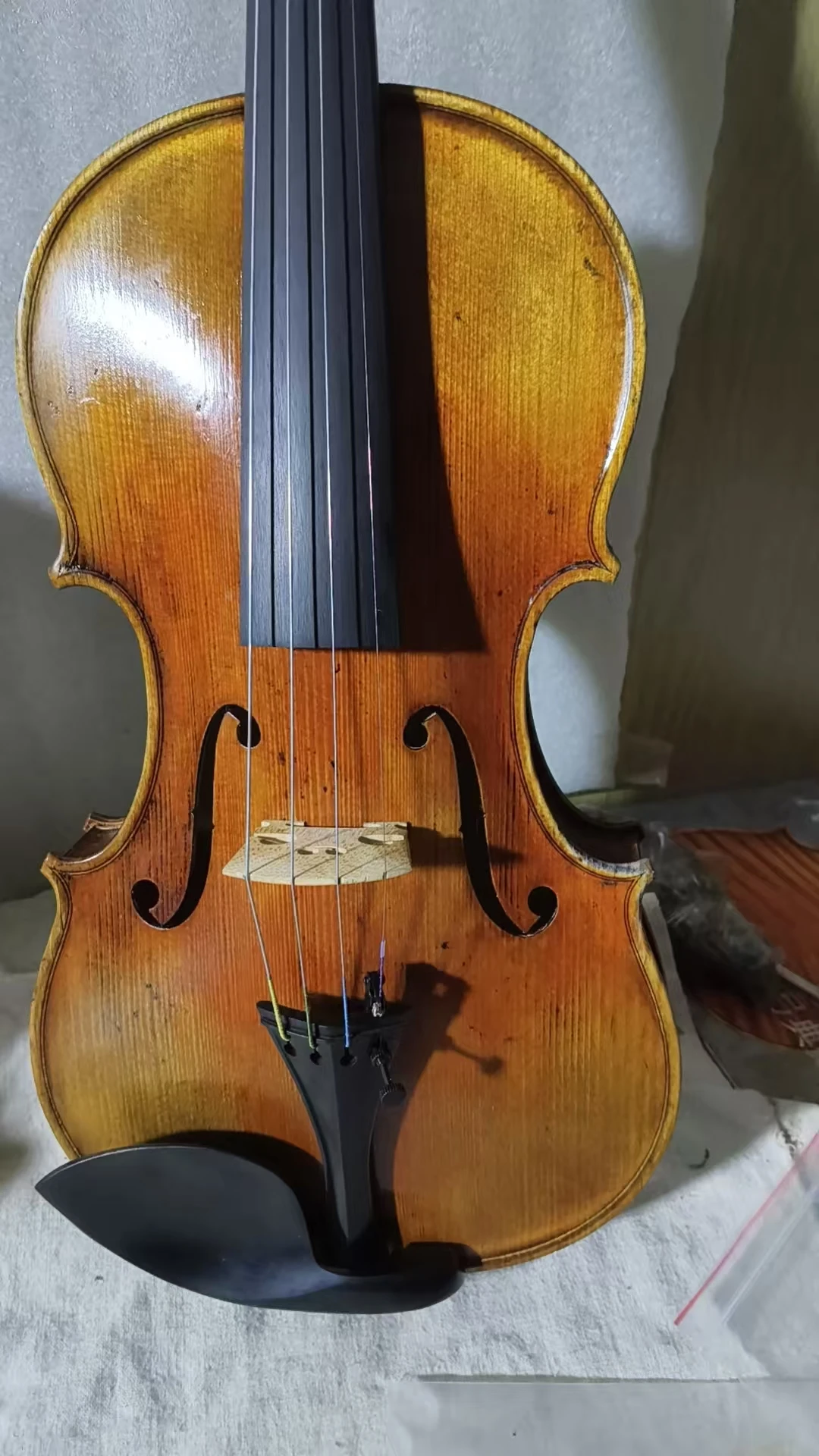 4/4 Guarneri ручная работа итальянская винтажная картина маслом набор скрипок