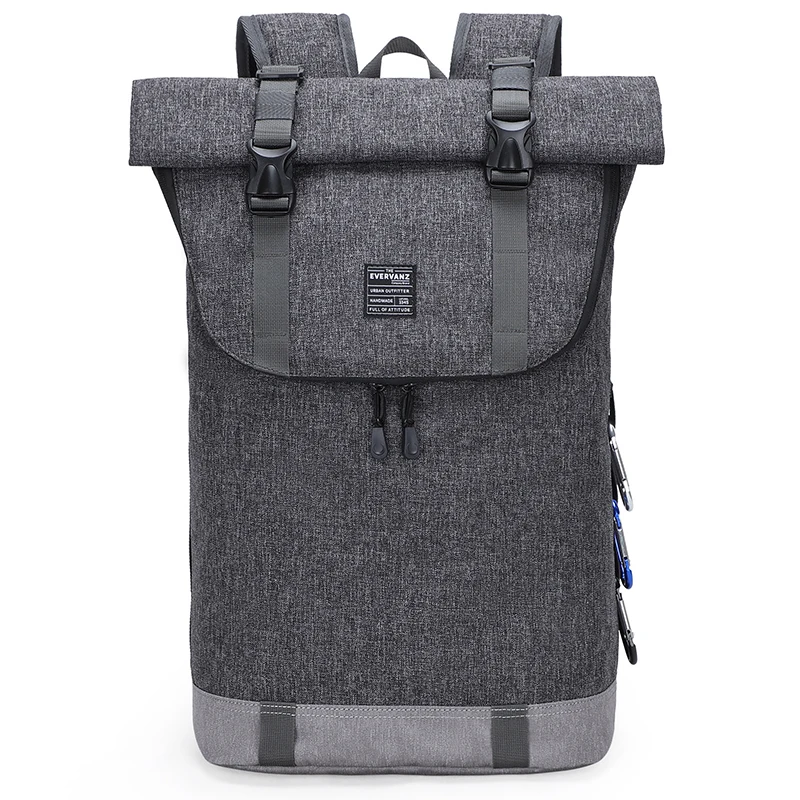 Men's Casual Fashion Backpack Urban Business Laptop Bag 15 Inch Waterproof Canvas Travel Backpack College School Bag