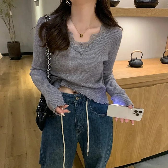 Стильный внутренний деревянный край ушей с низким вырезом чувственный нишевый