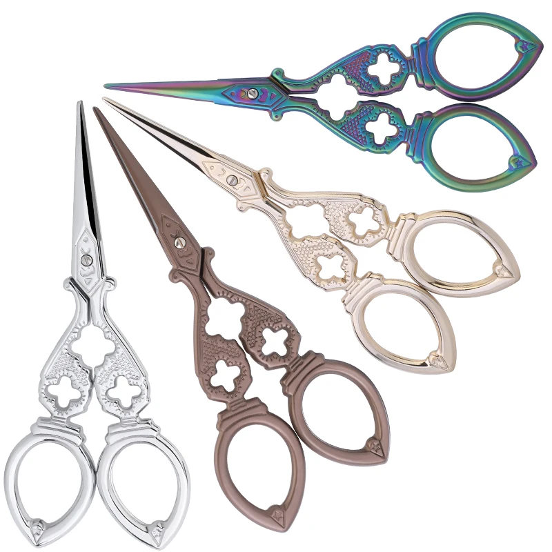 

Fenrry European Retro Tailor Scissors Cross Stitch Antique Vintage Scissors Thread Embroidery Scissor For Handicraft DIY Sewing