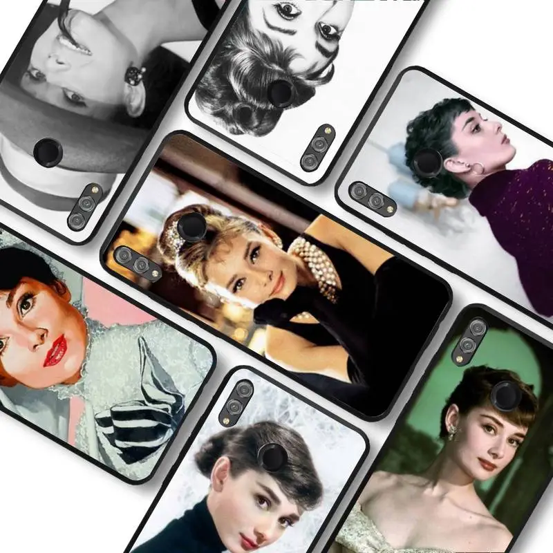 

Audrey Hepburn Phone Case For Huawei honor 10Lite 10i 20 8x 10 Funda for Honor 9lite 9xpro Back Coque