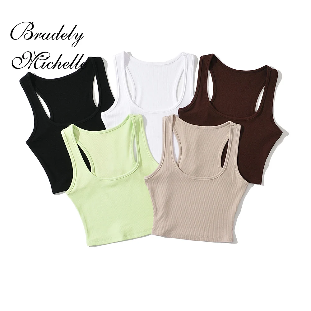 2022 Новый Модный повседневный Женский трикотажный жилет с воротником хомутом на