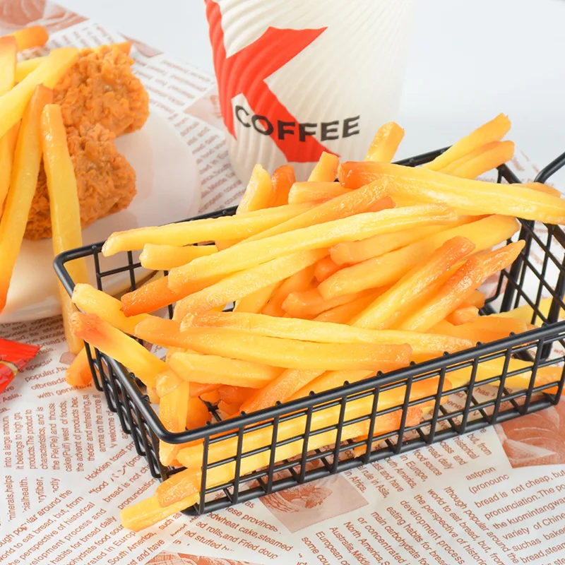 10 шт. имитация картофеля фри поддельная модель еды магазин гамбургеров реквизит