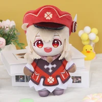 1pcs 20cm7 87 games genshin impact klee plushie stuffed toy cartoon game cosplay doll collection gift for kids children