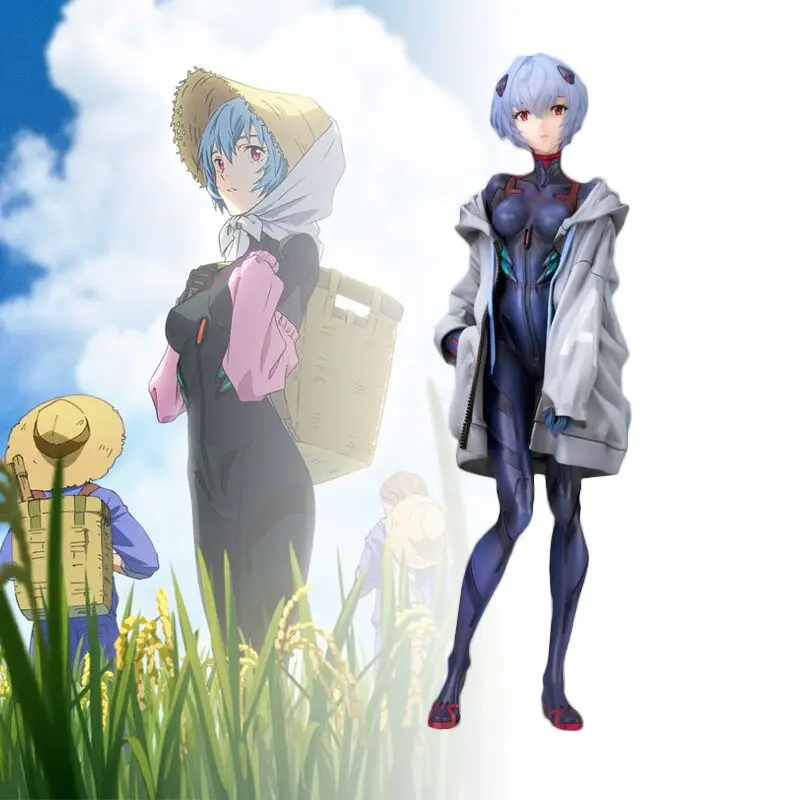 Ayanami Rei Figure Kawaii Manga Sexy Hot Girl Toys For Boys Collection Doll Anime Action Figurine