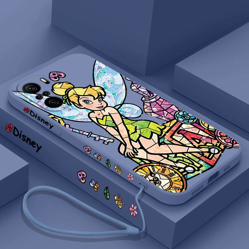 

Disney Cartoon Princess Belle Phone Case For Xiaomi Redmi Note 12 12Pro 11 11S 11T 10S 10 9S 9T Pro Plus 5G Liquid Left Rope