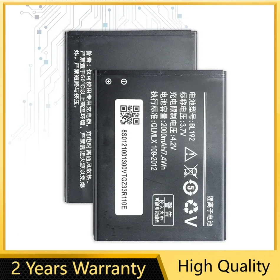 Новый аккумулятор 2000 мАч BL192 для Lenovo A328 A328T A526 A750 A529 A560 A680 A590 A300 A388T A505E
