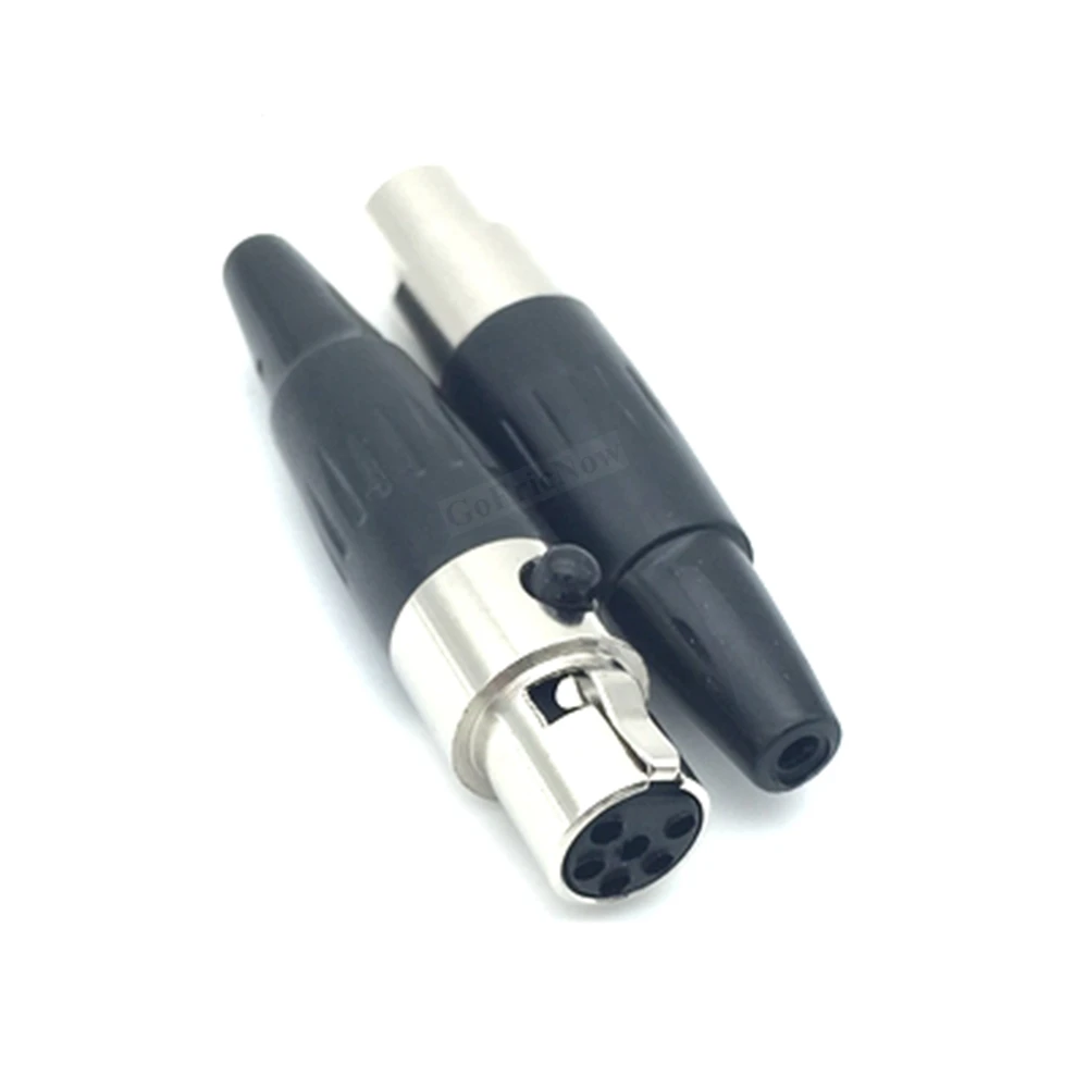 1 шт. мини XLR 3 4 5 6 Pin штекер/гнездо разъем Аудио Микрофон коннектор для микрофона