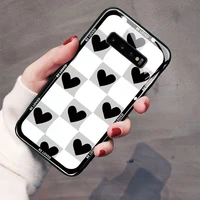 painted glass luxury phone case for samsung galaxy s20 s10 s10e note20 ultra s9 plus s8 note10 cases fashion cover coque fundas