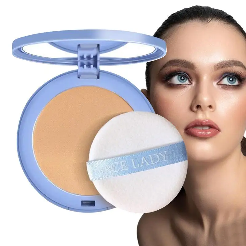 

Setting Powder Makeup Oil Control Pressed Makeup Powder Foundation Waterproof Long Lasting Finishing Powder Lightweight Face