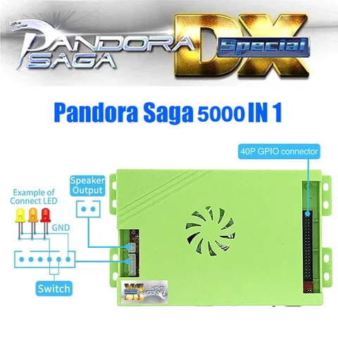 Pandora Сага Special 5000 в 1 аркадная версия подходит для аркадных игр и поддерживает VGA/HDMI