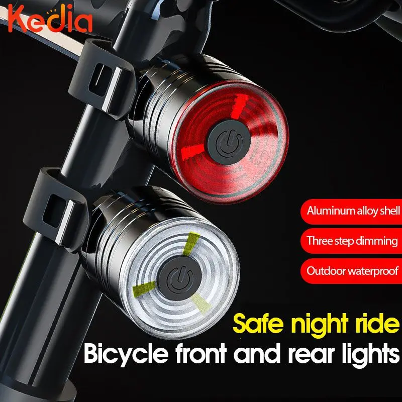 

Road Mountain Bike Light LED Flash Waterproof Bicycle Tail Light Bike Rear Light Night Riding Safety Warning Lights
