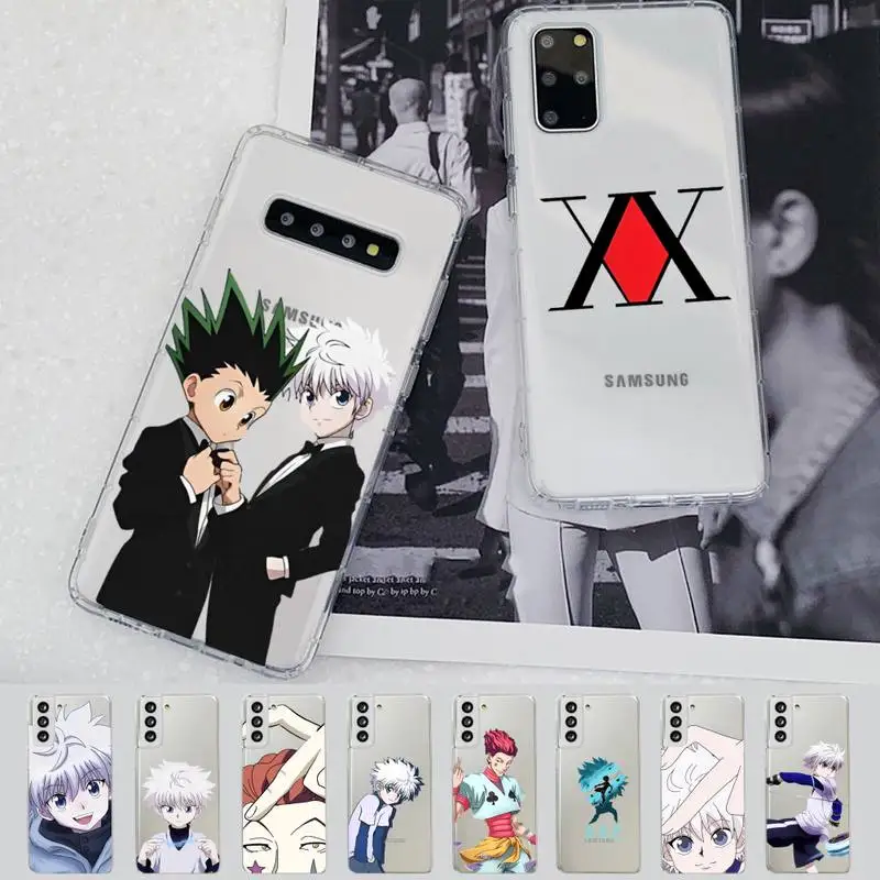 

Hunter X Hunter Anime Phone Case for Samsung S20 S10 lite S21 plus for Redmi Note8 9pro for Huawei P20 Clear Case