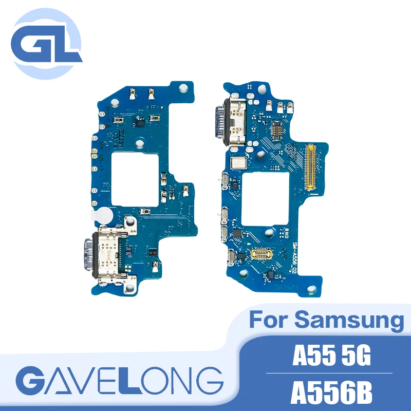Фото Зарядный кабель-шлейф USB для Samsung A55 5G, разъем для быстрой зарядки, плата зарядки, напрямую от производителя №1