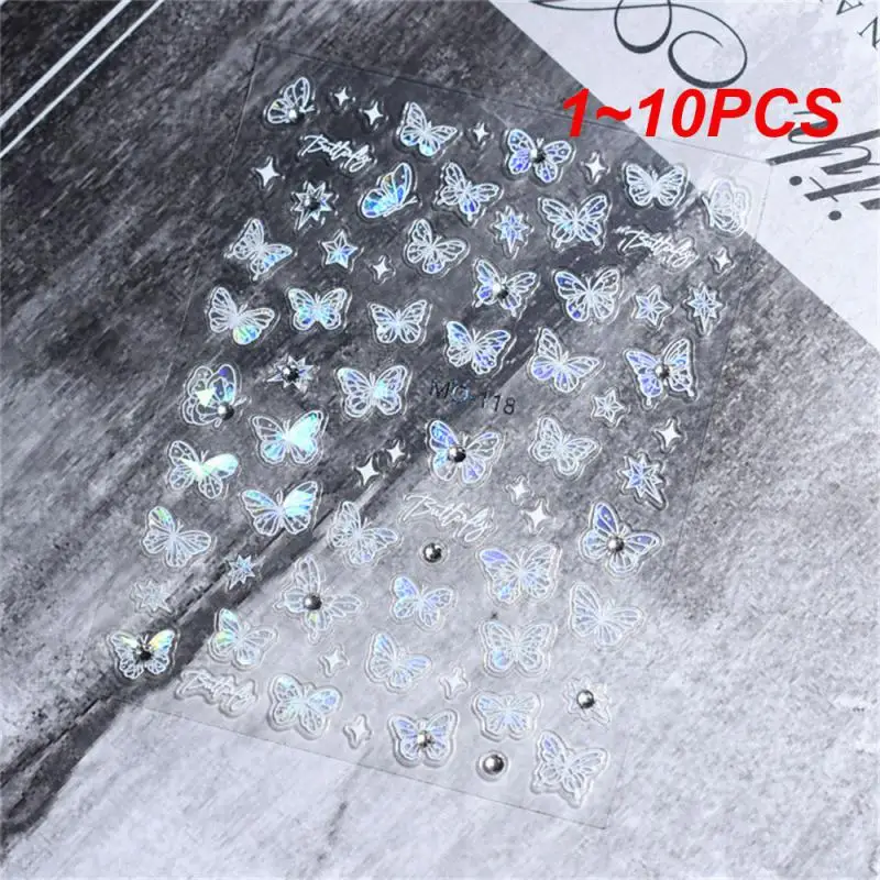 

1-10 шт., водостойкие и износостойкие наклейки для ногтей