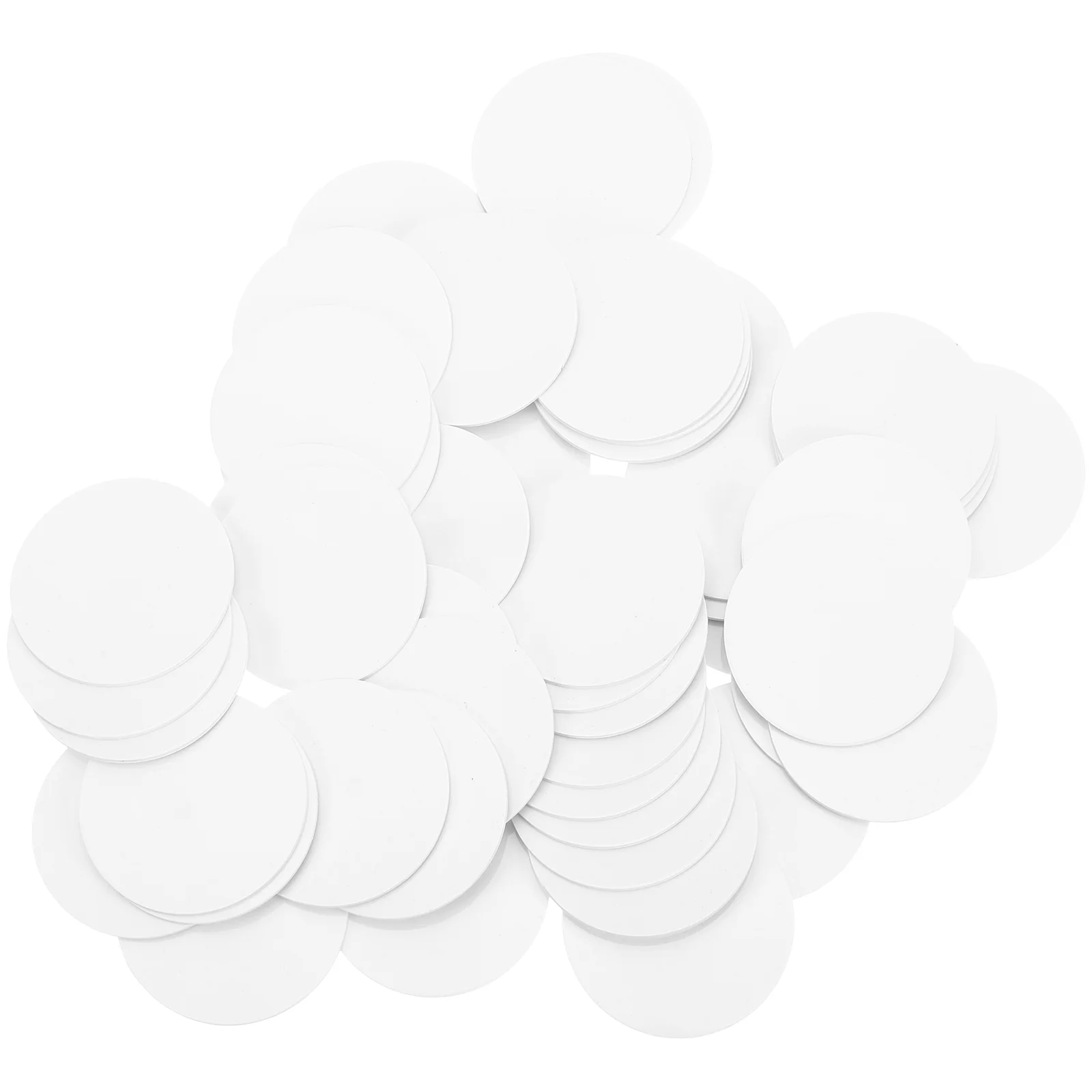 

Пустые карты, ярлыки, чип, ПВХ, белая наклейка для посещаемости, Круглый программируемый аксессуар для бизнеса