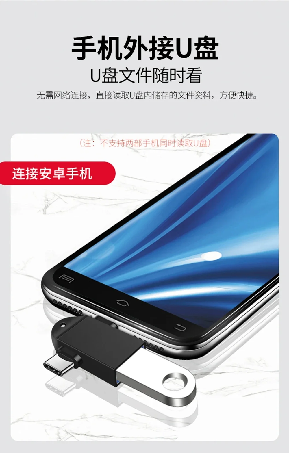 2-в-1 Type-C Micro USB OTG адаптер для Android Huawei 3.1 преобразователь передачи данных планшета