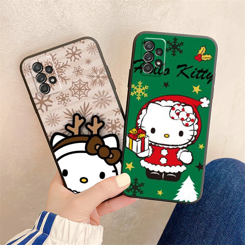 

Hello Kitty Christmas Phone Cases For Samsung Galaxy S20 FE S20 Lite S8 Plus S9 Plus S10 S10E S10 Lite M11 M12 Carcasa Soft TPU