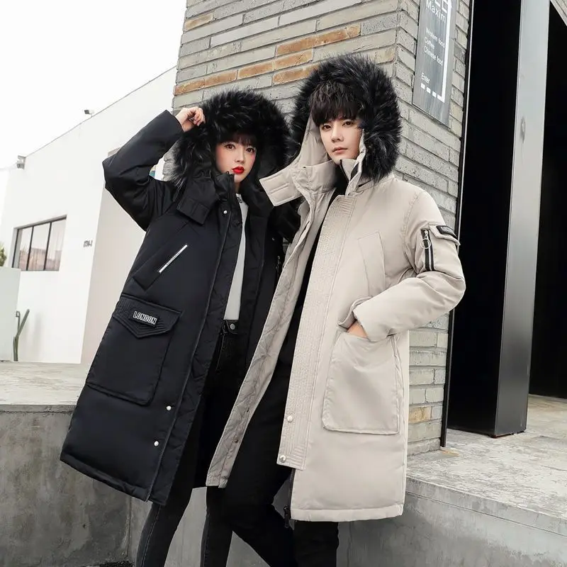 Men's Puffer Jacket Parkas Coats for Men Winter Long Coat Men's Cold Jacket Thick White Duck Down Plus Size Casual Jacke