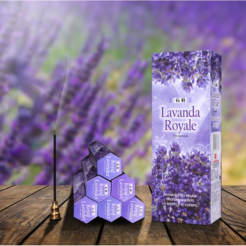 Y 120 палочек индийские лавандовые благовония бытовой для спальни туалета