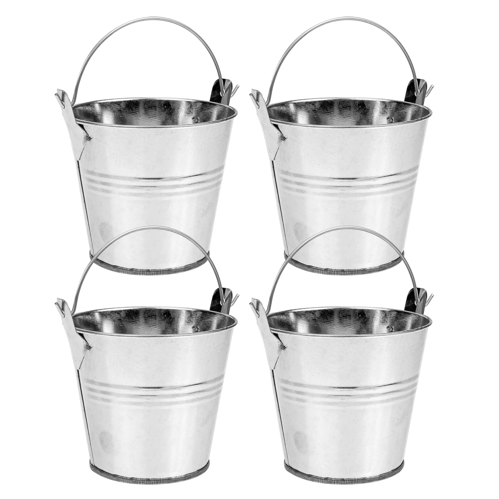 

Bucket Flower Metal Mini Tin Pot Iron Planter Galvanized Vase Buckets Pails Small Wedding Rustic Gardenhandle Basket Candy