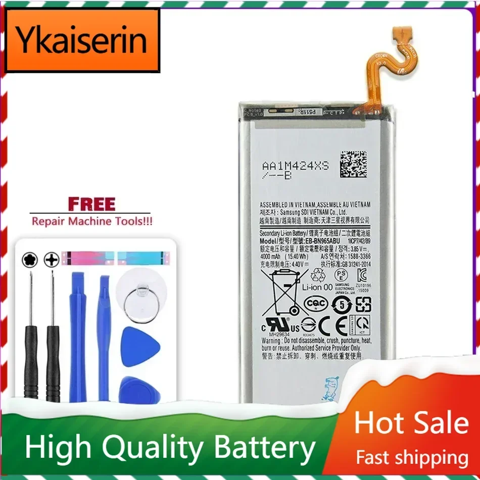 Сменный аккумулятор EB-BN965ABU для Samsung Galaxy Note 9 SM-N9600 N960F N960U N960N N960W 4000 мАч гарантия +
