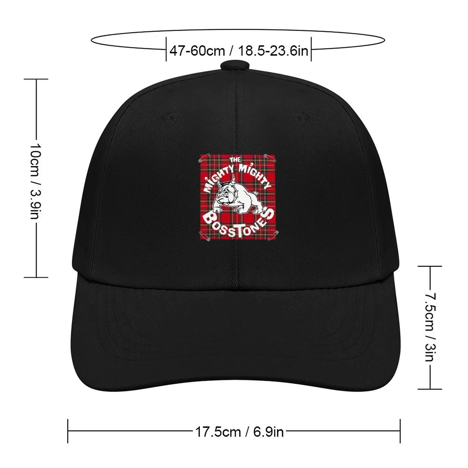 Фото The Mighty Mighty Bosstones Merch Plaid Badge Бейсбольная кепка для мальчиков Кепка Snapback Hat Man For The Sun Мужские кепки Женские №2