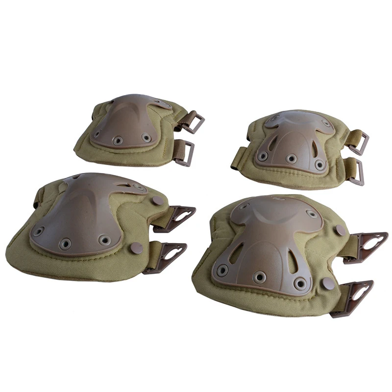 

Military Outdoor Tactical Knee Pads Paintball Airsoft Hunting Cs Gaming Protection Knee Pads and Elbow Pads Gear