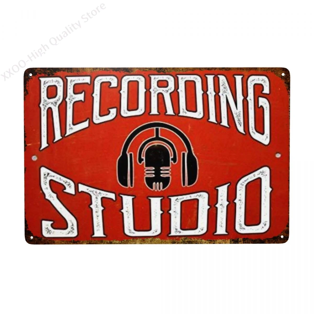 

Metal Sign Recording Studio Sound Mixing Audio Engineer Music Technician Sound Control Room Aluminum Garage Man Cave Wall Decor