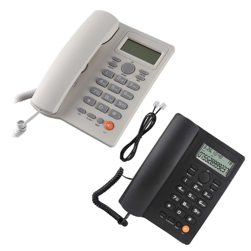 Caller Display Telephone Hands Free Calling Corded Landline Phone KX-T2025