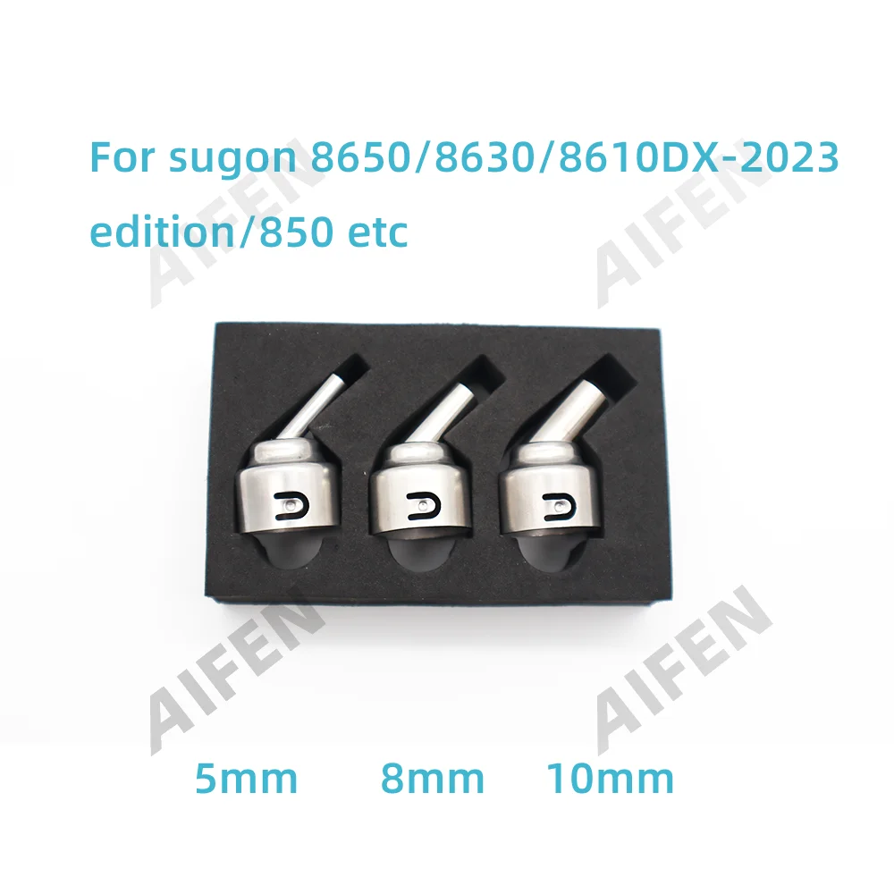 

Насадки для паяльной станции SUGON 8650/8630/8610DX-PRO 5мм/8мм/10мм