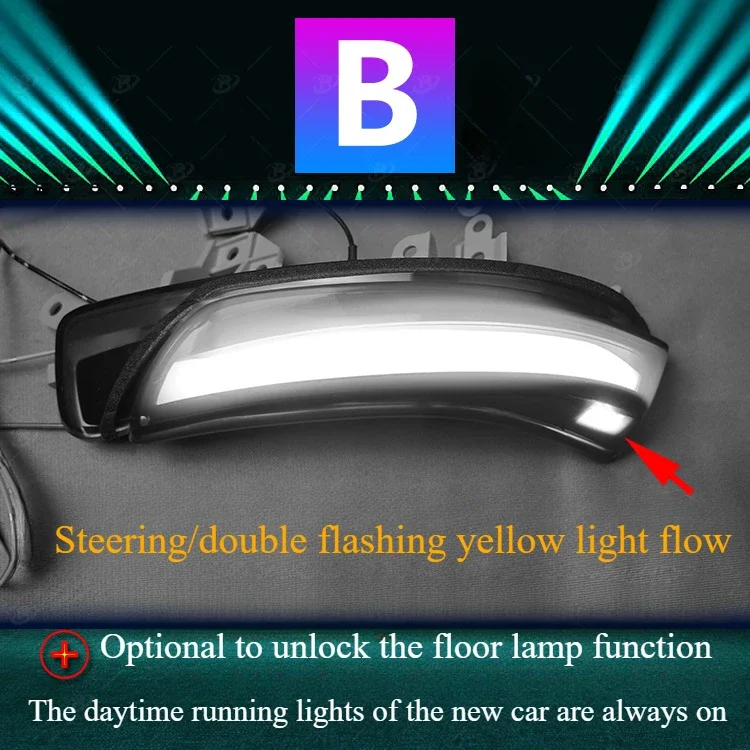 Для модификации зеркала заднего вида Toyota KGJ10 ходовые огни указатели поворота