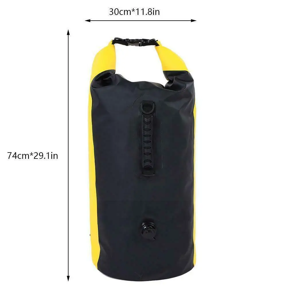 Водонепроницаемый надувной рюкзак, уличная плавающая сумка объемом 60 л, для занятий спортом, рафтинга, кемпинга, реки, T0X6 от AliExpress WW