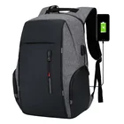 Светоотражающий функциональный рюкзак в полоску с USB-зарядкой, вместительные сумки для ноутбука 15,6 дюйма, мужская деловая дорожная повседневная школьная сумка