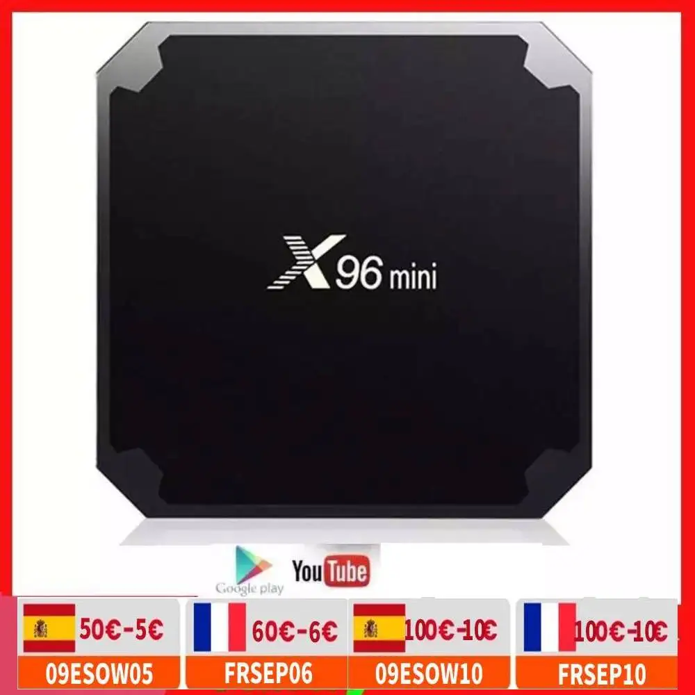 

X96 mini Smart Android TV BOX Amlogic S905W Quad Core 4K Media Player 2.4GHz WiFi 2GB 16GB 1G/8G X96mini Android 7.1 Set top box