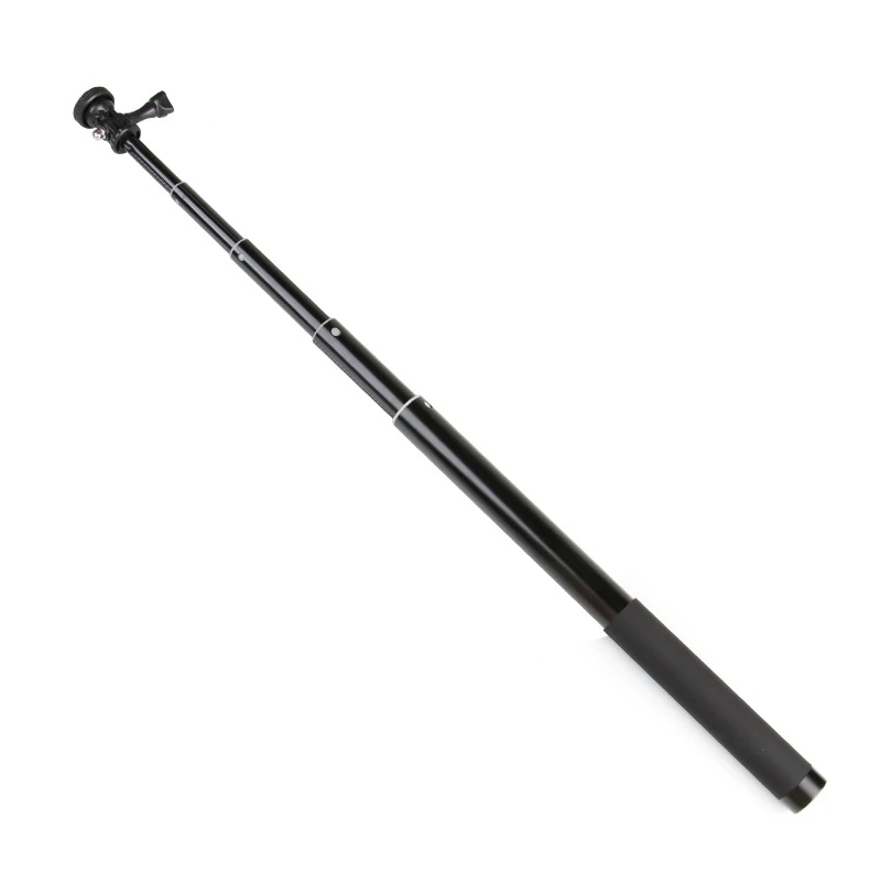 

Retail 1.5M Extendable Selfie Stick Monopod With 1/4 Inch Screw Hole For Gopro Hero 7 6 5 4 3+ 3 Action Cam Go Pro HD