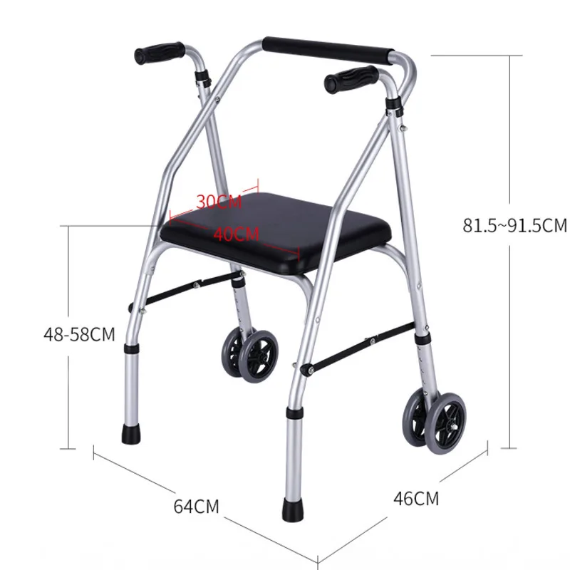 Сиденье двухколесное для пожилых людей не устанавливаемые костяшки с четырьмя