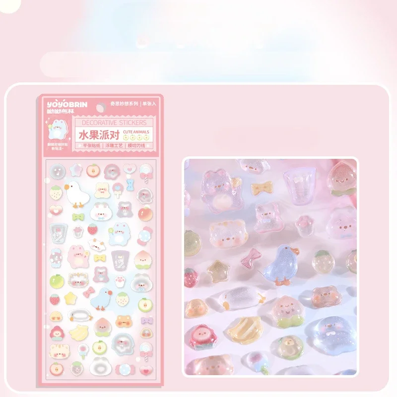 

Kawaii 3D наклейки