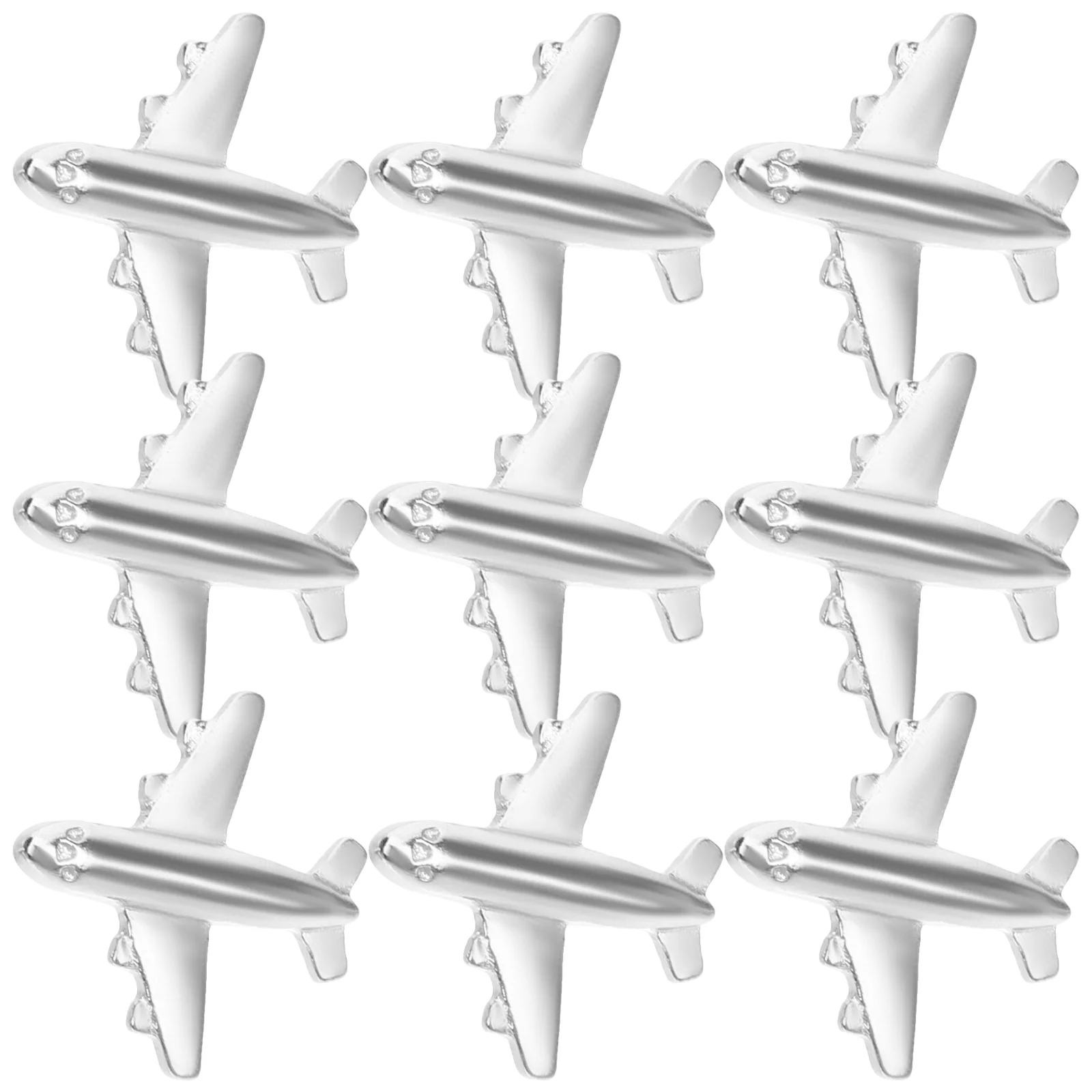 

12 Pcs Aircraft Pushpin Cute Pins Cartoon Posters Nail Accessories Scalp Needle Metallic pines