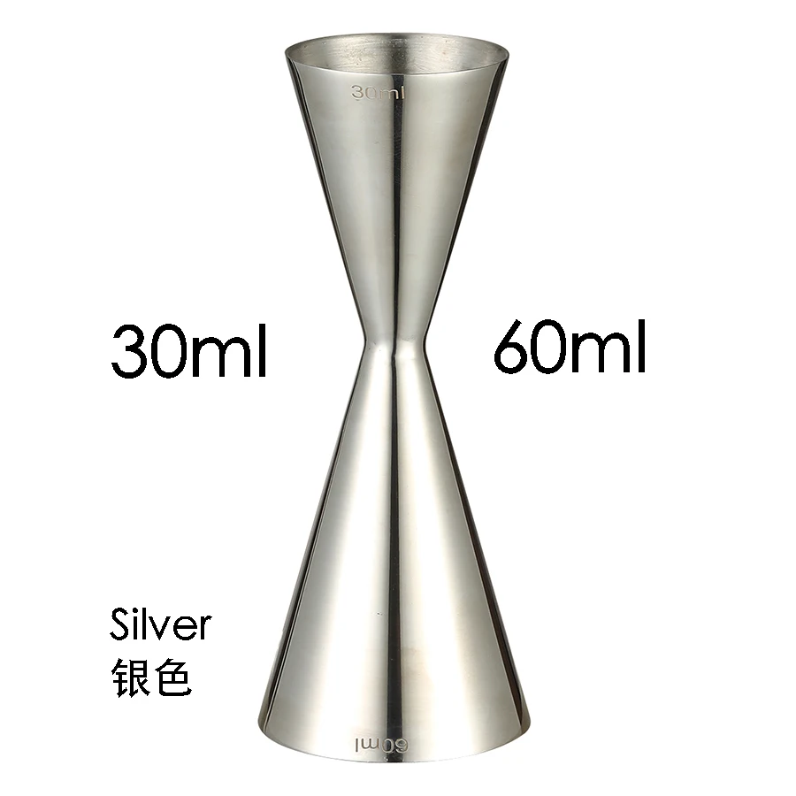 

Двойной коктейльный джиггер в японском стиле, мерные инструменты для бара, 30/60 мл, 30/45 мл