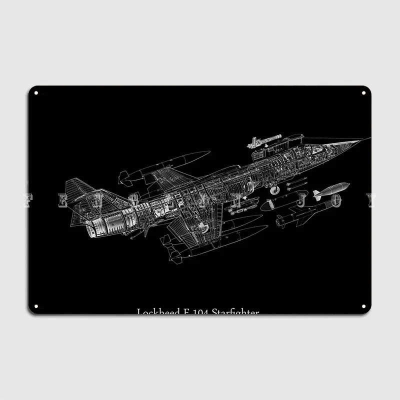 Металлический знак lockобратид F 104 Starfighter кинотеатр кухня клуб бар винтажная роспись оловянный знак плакат