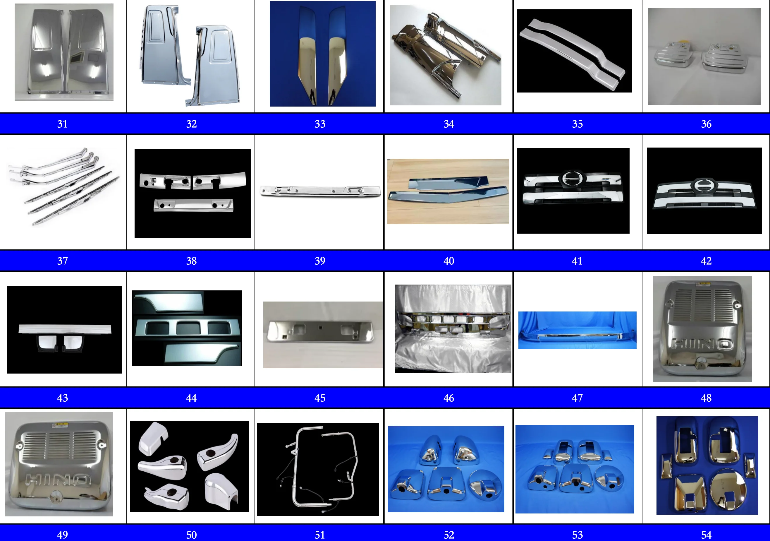 Хромированная крышка дверной ручки для грузовика HINO 700 PROFIA MEGA