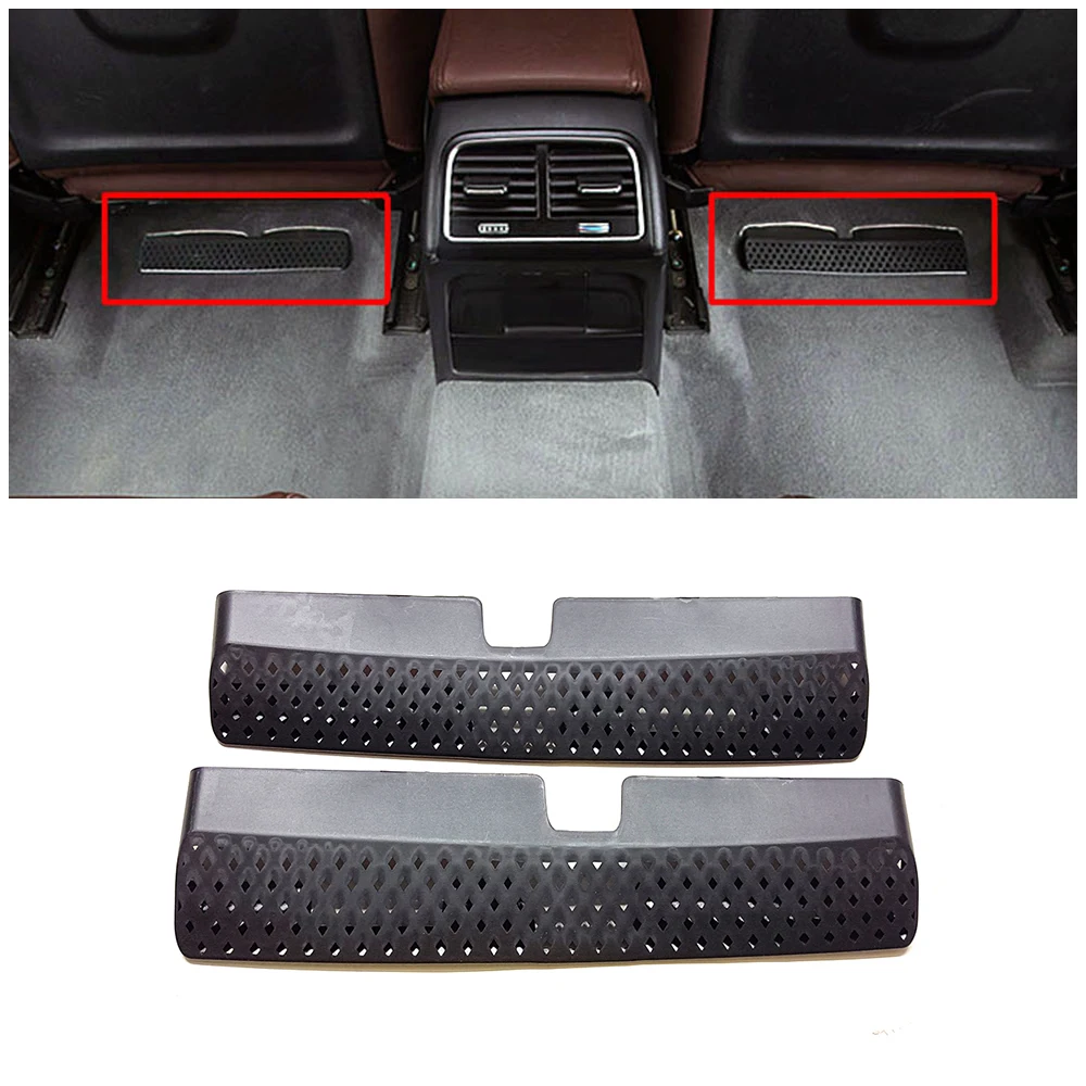 

For Audi A4 B8 2007-2016 Under Seat Floor Rear AC Heater Air Conditioner Duct Vent Cover Grill Outlet Cover Trim